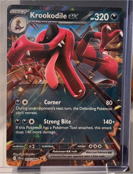 2014 Pokémon TCG Chaos Rising #055 Krookodile ex — front