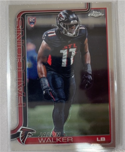 2025 Topps Chrome #354 Jalon Walker — front