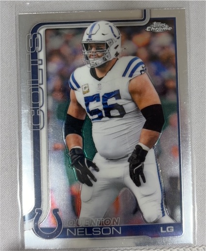 2025 Topps Chrome #144 Quenton Nelson — front