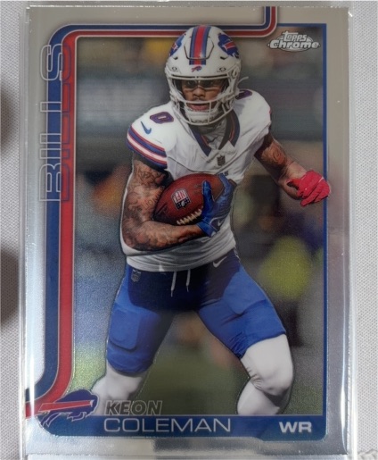 2025 Topps Chrome #30 Keon Coleman Buffalo Bills — front