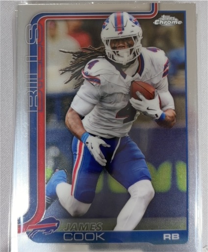 2025 Topps Chrome #35 James Cook — front