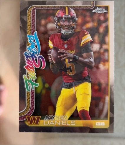 2024 Topps Chrome Finesse #F-3 Jayden Daniels — front