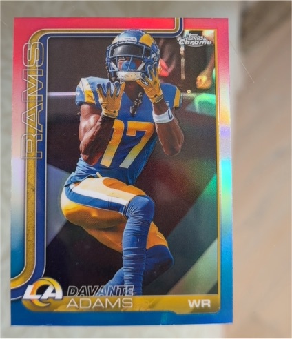 2025 Topps Chrome #17 Davante Adams — front