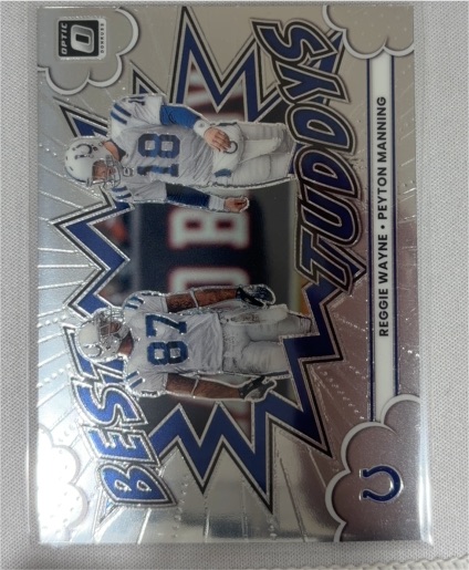 2025 Panini Donruss Optic #19 Best Tuddys Peyton Manning Reggie Wayne — front