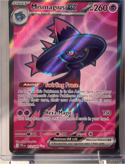 2012 Pokémon ME02 #112 Mismagius EX — front
