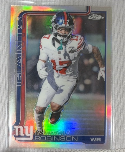 2025 Topps Chrome #227 Wan'Dale Robinson — front