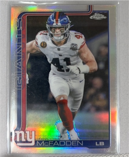 2025 Topps Chrome #232 Micah McFadden — front