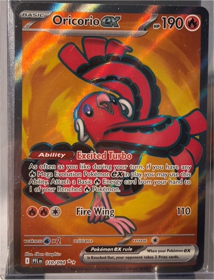 2025 Pokémon Phantasmal Flames Oricorio ex 110/094 — front