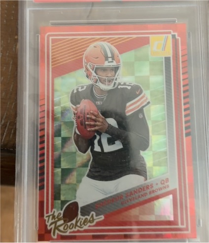 2025 Panini Donruss #5 Shedeur Sanders The Rookies — front