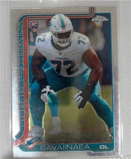 2025 Topps Chrome #380 Jonah Savaiinaea — front