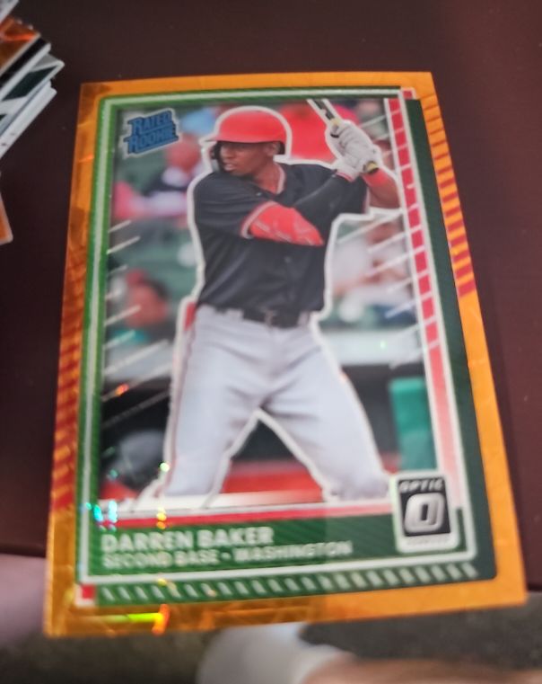 2025 Panini Donruss Optic #43 Darren Baker — front