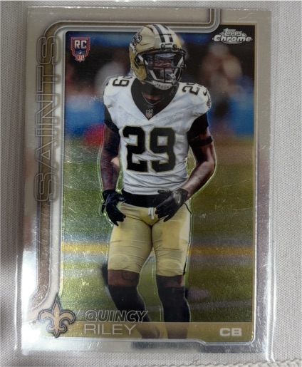 2025 Topps Chrome #369 Quincy Riley — front