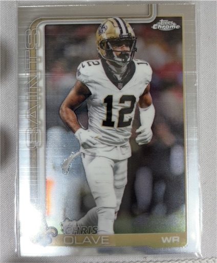 2025 Topps Chrome #216 Chris Olave — front