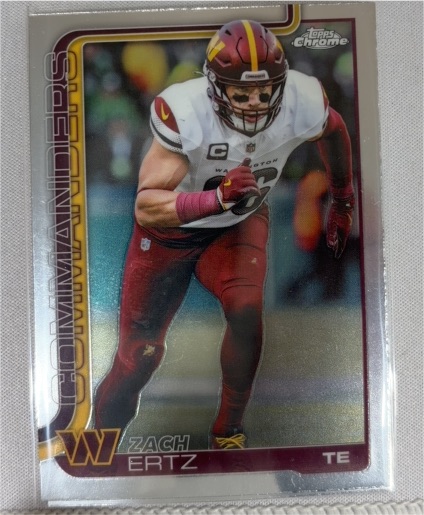 2025 Topps Chrome #297 Zach Ertz — front