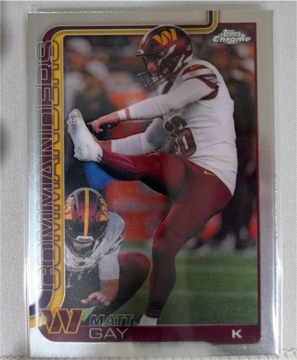 2025 Topps Chrome #300 Matt Gay — front
