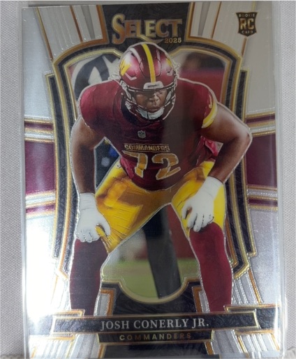 2025 Panini Select Premier Level #187 Josh Conerly Jr. — front