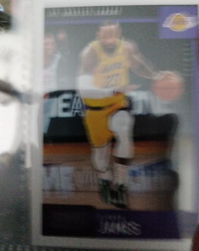 2019-20 Panini NBA Hoops Premium Stock NBA City #27 LeBron James — front