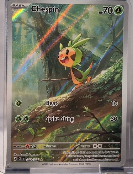 2026 Chaos Rising #087 Chespin — front