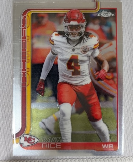 2025 Topps Chrome #147 Rashee Rice — front