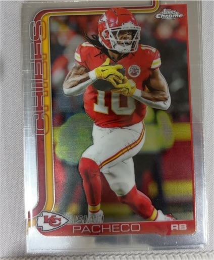 2025 Topps Chrome #149 Isiah Pacheco — front