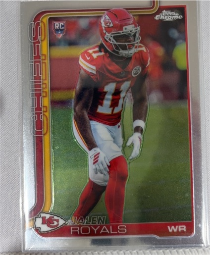 2025 Topps Chrome #337 Jalen Royals — front
