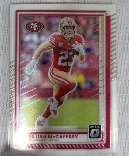 2025 Panini Donruss Optic #119 Christian McCaffrey — front