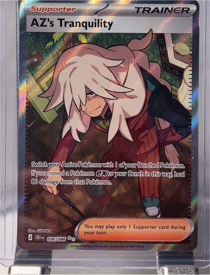 2020 Pokémon Chaos Rising #106 AZ's Tranquility — front
