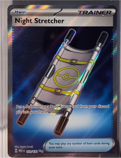 2025 Pokémon Mega Evolution #173 Night Stretcher — front