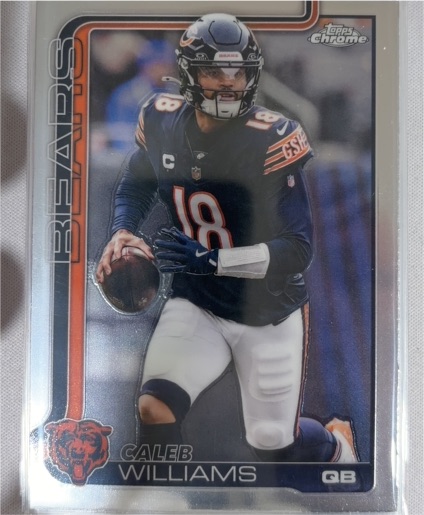 2025 Topps Chrome #52 Caleb Williams — front