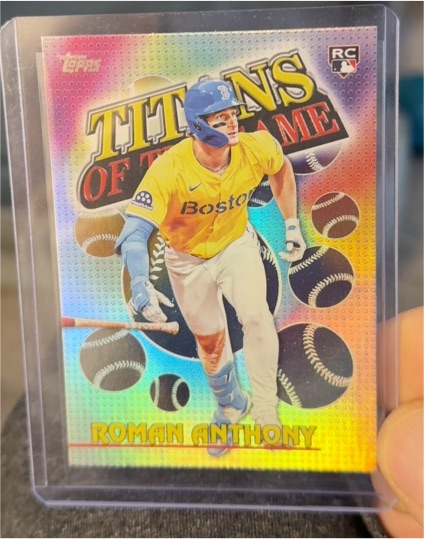 2026 Topps Titans of the Game #TIG-9 Roman Anthony — front