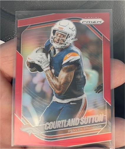 2025 Panini Prizm #163 Courtland Sutton — front