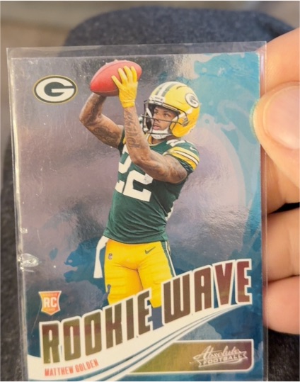 2025 Panini Absolute Rookie Wave #RW-MGN Matthew Golden — front