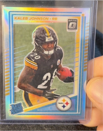 2025 Donruss Optic #232 Kaleb Johnson — front