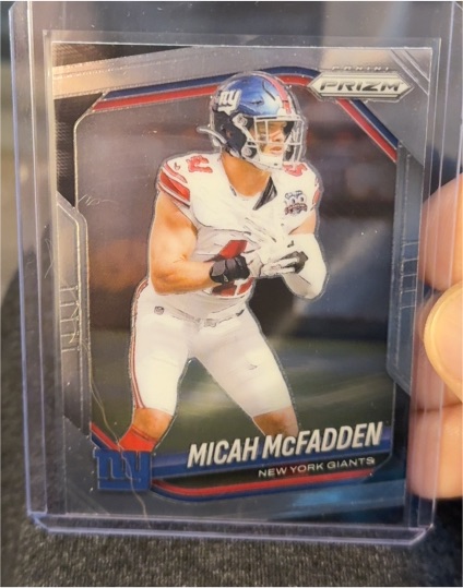 2025 Panini Prizm #95 Micah McFadden — front