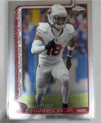 2025 Topps Chrome #1 Marvin Harrison Jr. — front