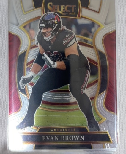 2025 Panini Select #24 Evan Brown — front