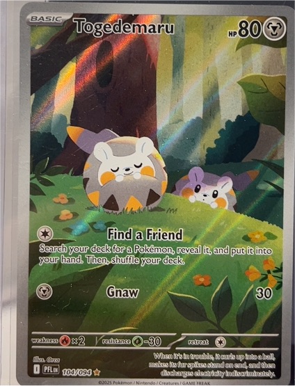 2025 Pokémon TCG Phantasmal Flames #104 Togedemaru — front