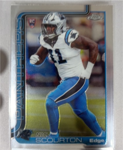 2025 Topps Chrome #353 Nic Scourton — front
