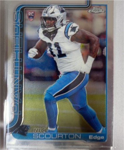 2025 Topps Chrome #353 Nic Scourton — front