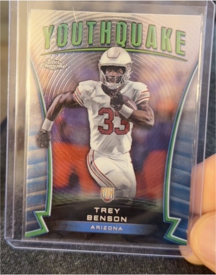 2024 Topps Chrome #Y-23 Trey Benson Youthquake — front