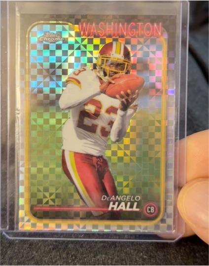 2024 Topps Chrome #195 DeAngelo Hall — front