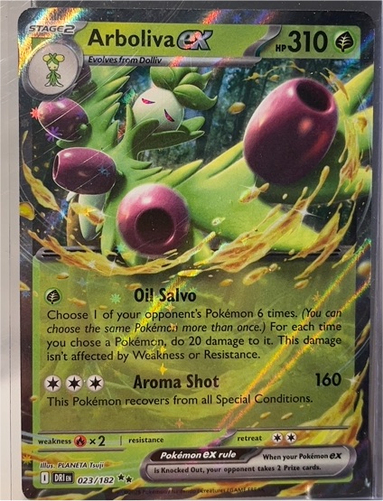 2023 Pokémon SV10: Destined Rivals #023 Arboliva ex — front