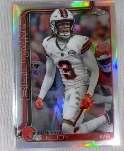 2025 Topps Chrome #68 Jerry Jeudy — front