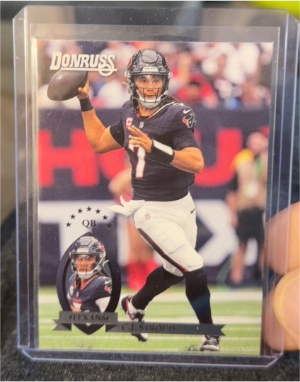 2025 Donruss #40 C.J. Stroud Retro 1995 Houston Texans — front