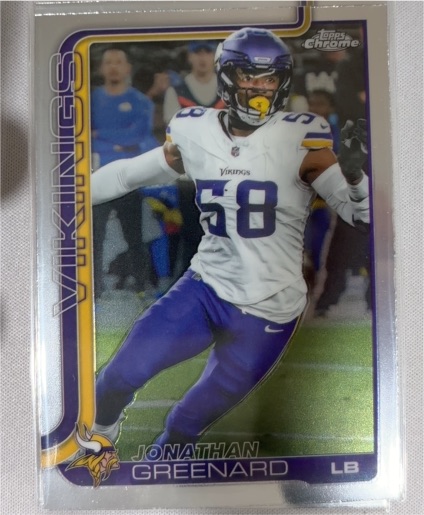 2025 Topps Chrome #197 Jonathan Greenard — front