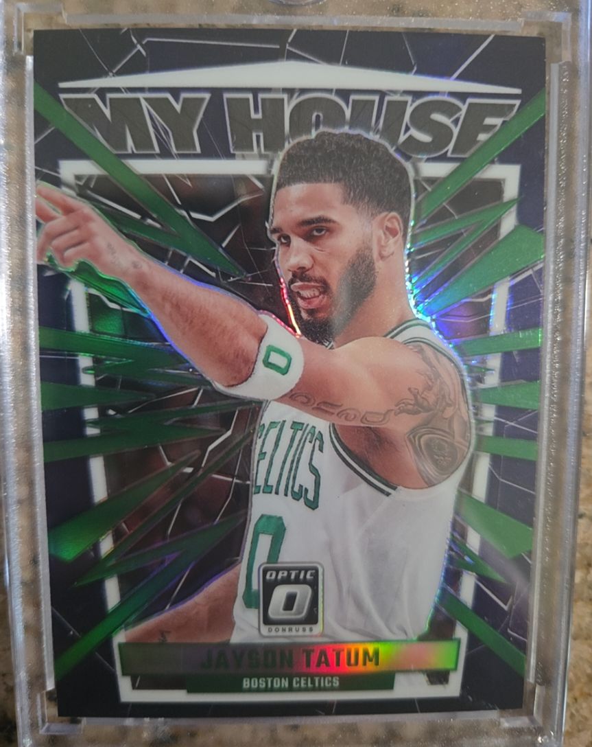 2023-24 Panini Donruss Optic #7 Jayson Tatum My House — front