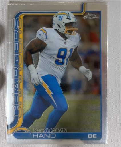 2025 Topps Chrome #164 Da'Shawn Hand — front