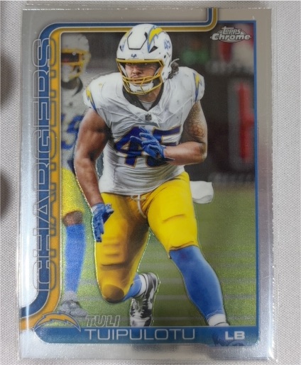 2025 Topps Chrome #163 Tuli Tuipulotu — front