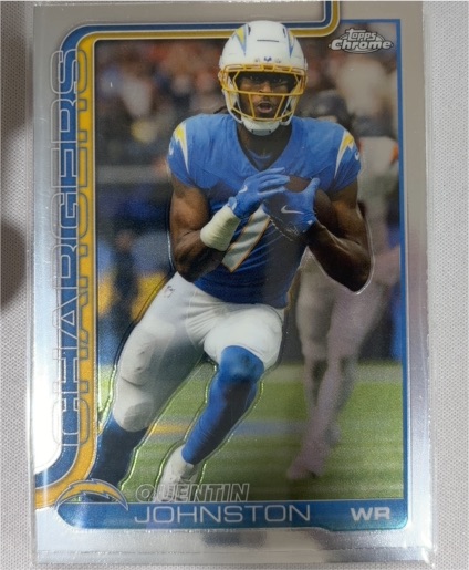 2025 Topps Chrome #159 Quentin Johnston — front