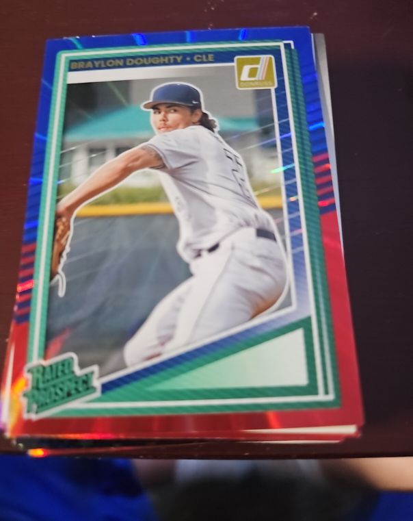 2025 Donruss Rated Prospects #106 Braylon Doughty — front